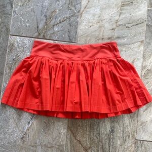 Lululemon Women's Red Pleated tennis 🎾 Skirt